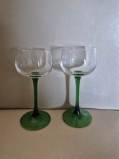 Vintage Pair of Luminarc Green