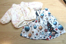 11"-12" DOLLS CLOTHES CREAM