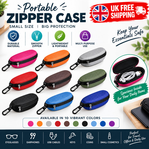 Portable hard glasses - portable, case