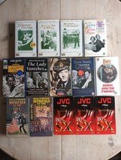 14 VHS video tapes old films 40s to 60s Sinatra James Stewart Danny Kaye bundle