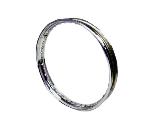 Stainless steel rim - stainless, 19"