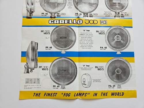 Carello fog spot lamps - carello,