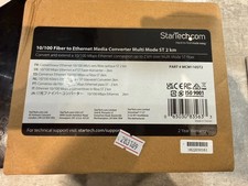 StarTech.com Singlemode (SM) LC Fiber Media Converter for 1Gbe Network - 20km - 