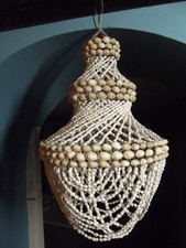 Vintage Boho Hippy Shell Lamp