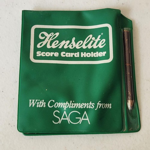Henselite score card holder - score,