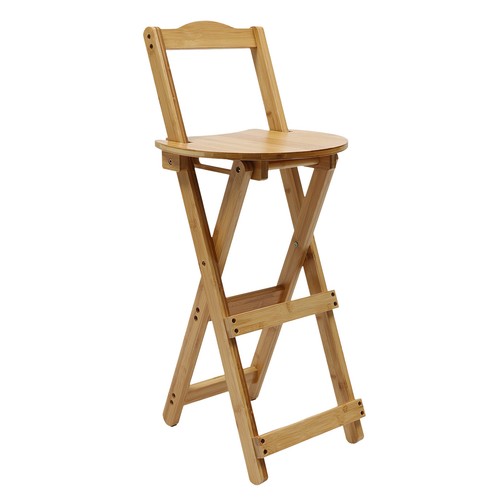 Portable folding bamboo stool - portable,