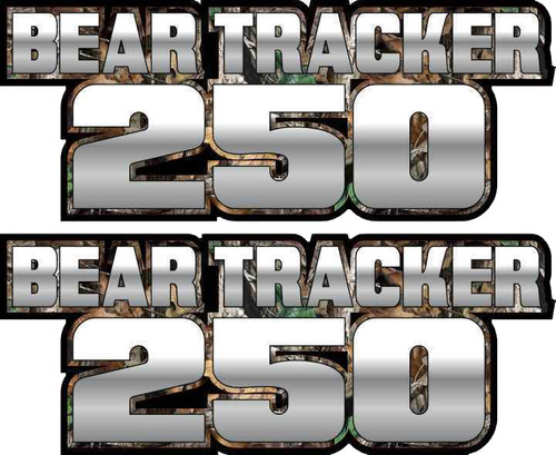 Bear tracker camo gas tank - bear,