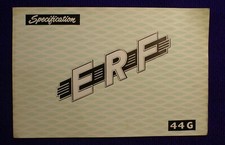 ERF LTD MODEL 44G TRUCK LORRY CHASSIS SPECIFICATION BROCHURE 1958