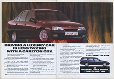 Vauxhall Carlton CDX Car 1989 Magazine Advert #3477