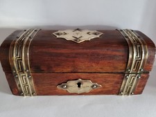 Antique Domed Top Wooden /