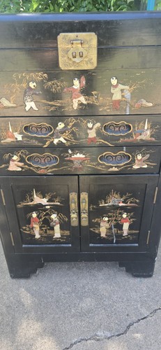 Vintage chinoiserie black - chinoiserie,