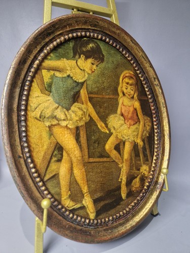 Vintage oval print ballerina