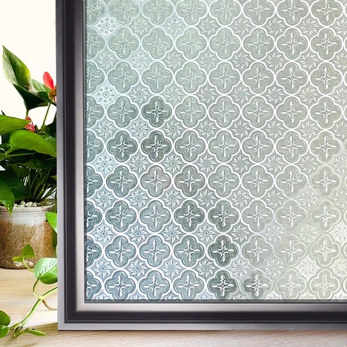 Rainbow frosted window film - frosted,