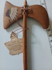 1950's Vintage Souvenir,  Small Canadian Indian Tomahawk