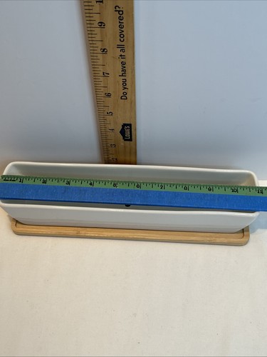 Inch long rectangle white - long,