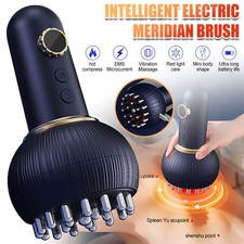 Electric Lymphatic Drainage Machine Meridian Body Massage Brush Microcurrent UK