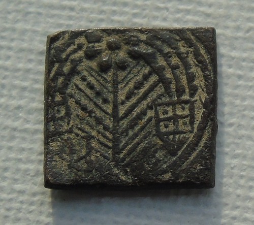 Medieval coin weight antwerp - medieval,