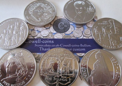 Proof commemorative 5 - bu, £5