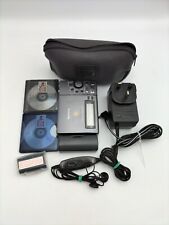 Vintage Sony Walkman MiniDisc Recorder MZ-R3 Complete Kit With Accessories