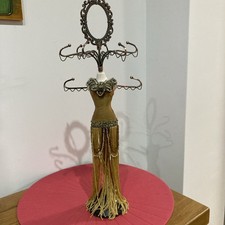 Vintage Mannequin Wearing Evening Dress, Jewellery Holder/Stand (N16)