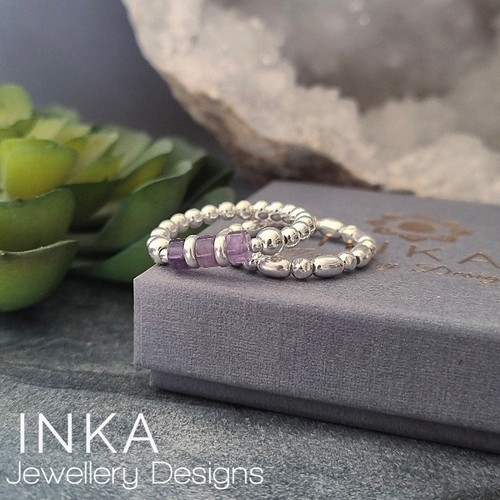 925 sterling silver stacking - 925,