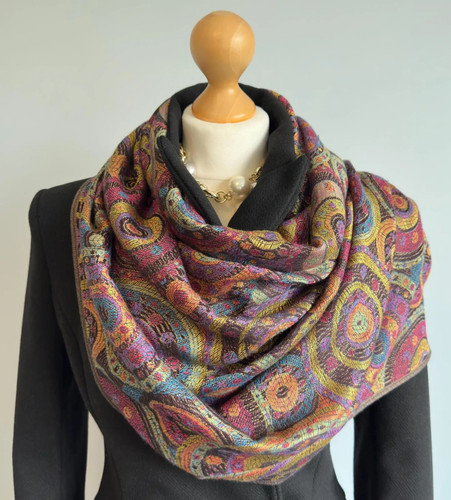 Multicolour scarf cashmere - scarf,,