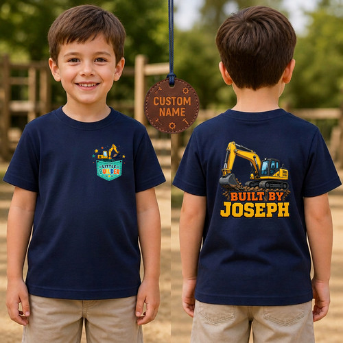 Personalised little builder - personalised,