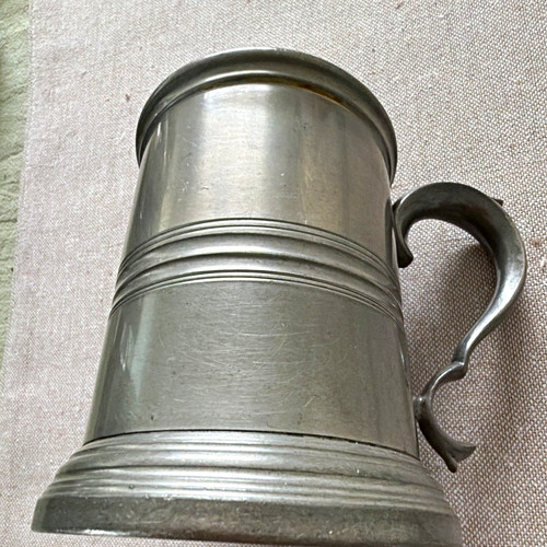 Manor pewter beer tankard - pewter,
