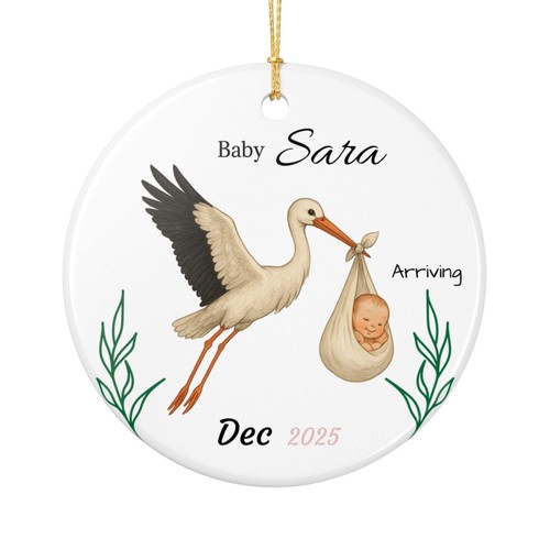 Stork with baby - stork, baby,