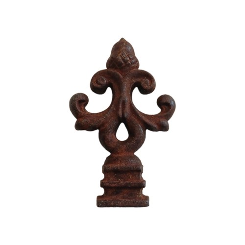 Vintage cast iron fleur - fleur, lis