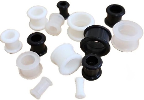 Flexible silicone ear tunnels - silicone,