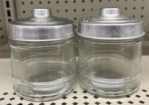 Classic glass storage jars - glass,