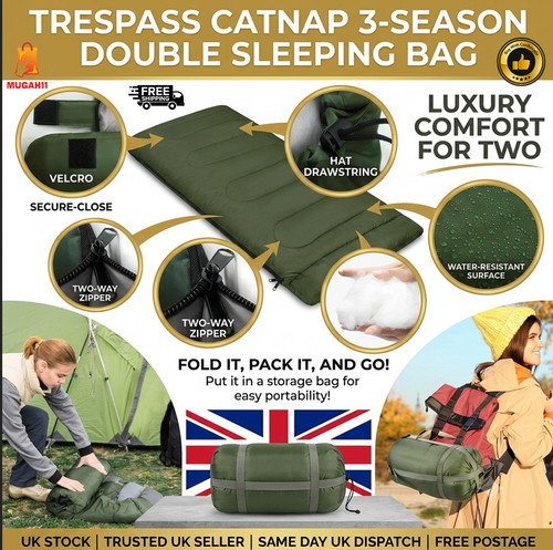 Double sleeping bag season - sleeping,