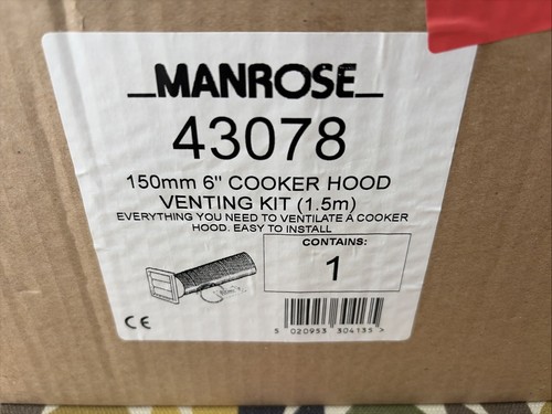 Manrose cooker hood kit - manrose,