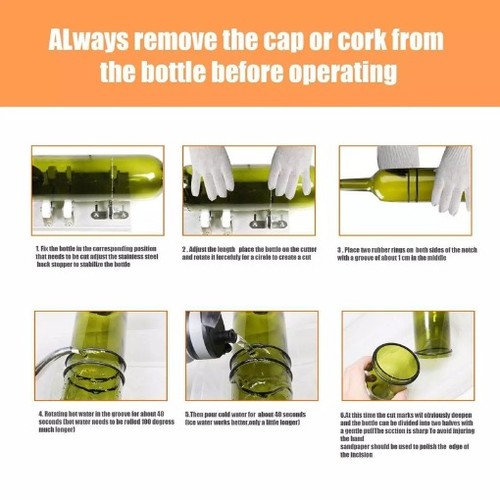 Glass bottle cutter - bottle,