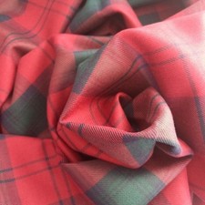 1m x 150cm Red & Green Check