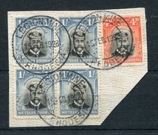 Rhodesia 1928 piece from Legion Mine block four 1/- Admirals, single 4d