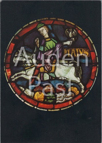 Medieval stained glass roundel - stained,