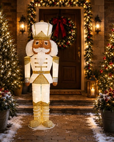 Holiday living white gold - 6-ft,