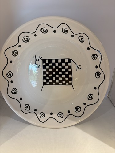 World market checkerboard cow - world,