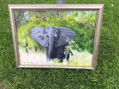 Original framed oil painting - oil,