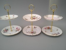 Mismatch individual two tier cake stands