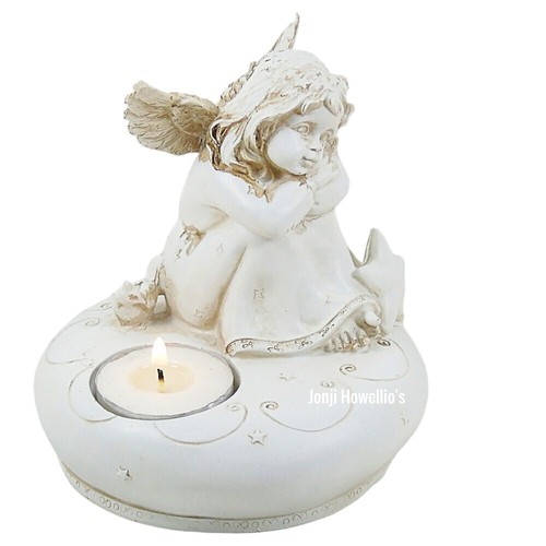 Angel candle holder ornament - candle,