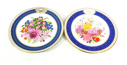 Pair vintage chelsea flower - of,