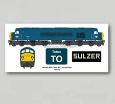 British Rail Class 45 Fridge Magnet 45142 Peak Diesel Locomotive Toton . BR Blue