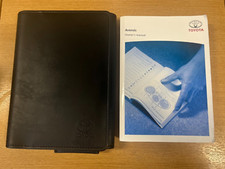 TOYOTA AVENSIS OWNERS MANUAL AND WALLET 2009-2015 HANDBOOK  **FREE POSTAGE**