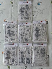 Stamptagious Steampunk Complete Clear Stamp Set new sealed one lightly used once