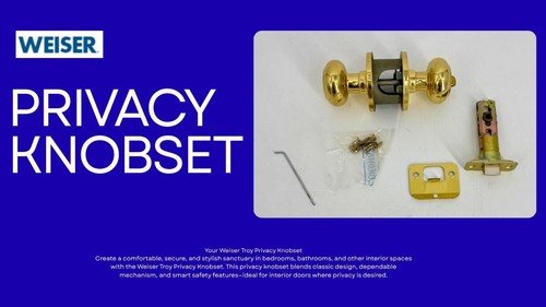 Weiser lock privacy knobset - weiser,