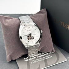 Bulova Surveyor White Skeleton