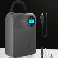 Mini Tyre Inflator 12V Air Compressor 150 PSI Bike Pump Preset Pressure Mode